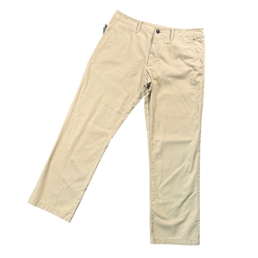 Old Navy Mens Broken-In‎ Straight Chino Pants Khaki Tan 35x30 New